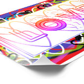 虹のハートの愛 フォトプリント            (角)