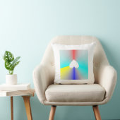 虹のハートの枕のエース クッション (Chair)