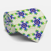 虹のハートの雪片 ネクタイ (ロール)