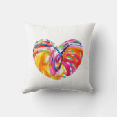 虹のハートジョイピロー クッション (裏面)