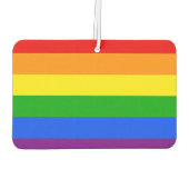 「虹のハート」 カーエアーフレッシュナー (裏面)