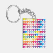 虹のハート キーホルダー (正面左)