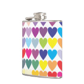 虹のハート フラスク (左)