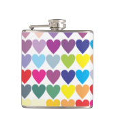 虹のハート フラスク (正面)