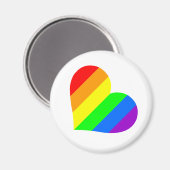 虹のハート マグネット (正面/裏面)