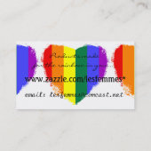 虹のハート 名刺 (裏面)