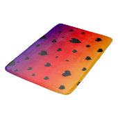 虹のハート、大きなメモリフォームのバスマット バスマット (アングル)