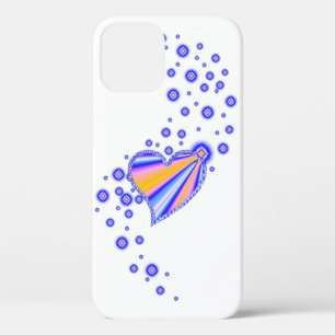 虹のハート（星） iPhone 12ケース