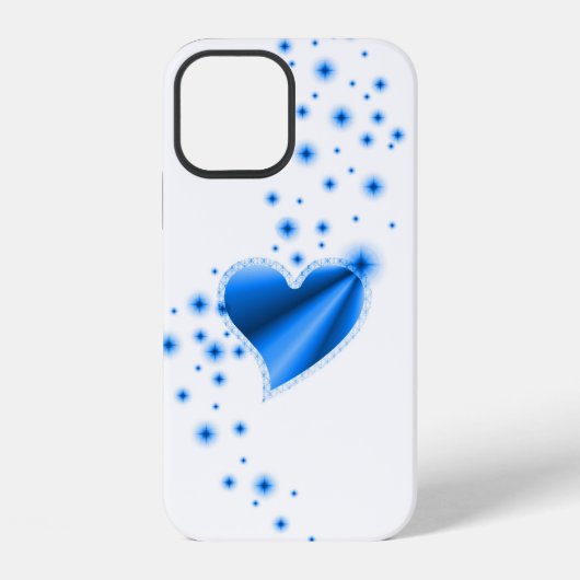 虹のハート（星） iPhoneケース (裏面)