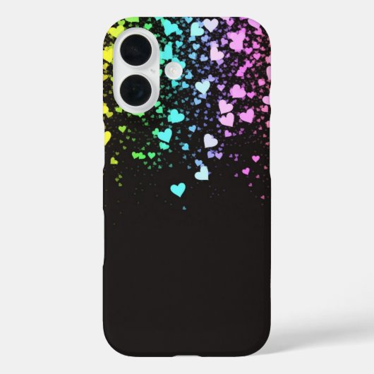 虹のハート Case-Mate iPhoneケース (裏面)