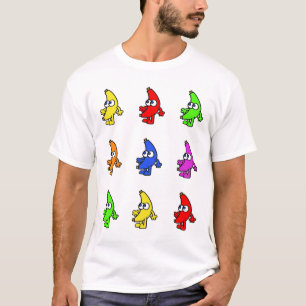 虹のバナナのワイシャツ Tシャツ