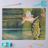 虹のバブルの妖精 薄葉紙 (クラフト)