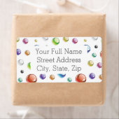 虹のバブルパターン ラベル (インサイチュ)