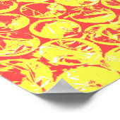 虹のバブルラップアーポップ・アートのト ポスター (角)