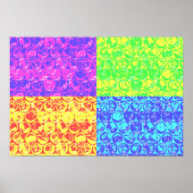 虹のバブルラップアーポップ・アートのト