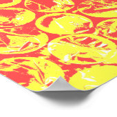 虹のバブルラップアーポップ・アートのト ポスター (角)