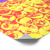 虹のバブルラップアーポップ・アートのト ポスター (角)