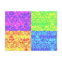 虹のバブルラップアーポップ・アートのト