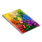 虹のバラ ノートブック (右側)
