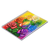 虹のバラ ノートブック (左側)