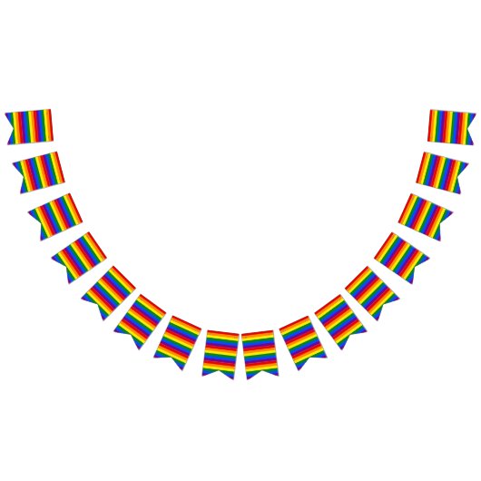 虹のバンディングフラグ バンティングフラッグ (全)