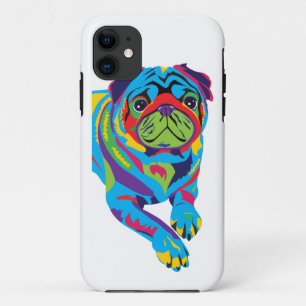 虹のパグ iPhone 11 ケース