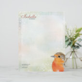 虹のパステル及びロビンの個人的なレターヘッド レターヘッド (スタンド正面)