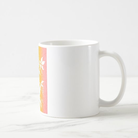 虹のパッション フラワー コーヒーマグカップ (右)