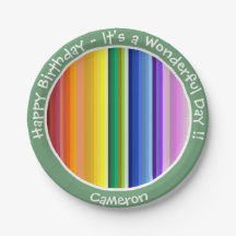 虹のパーティー色数々ののパタストライプーン