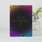 虹のヒョウの招待状 招待状 (スタンド正面)