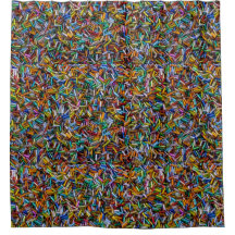 虹のビューグルのビーズ