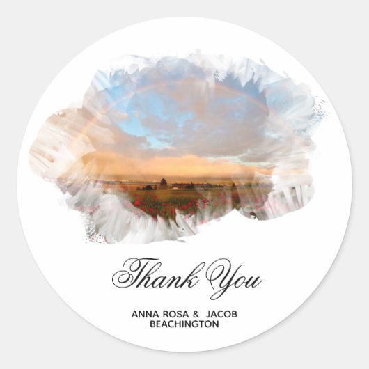 *~*虹のビーチ海フローラAR11 ラウンドシール (正面)