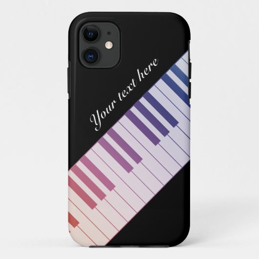 虹のピアノはiPhone 5を調整します Case-Mate iPhoneケース (裏面)