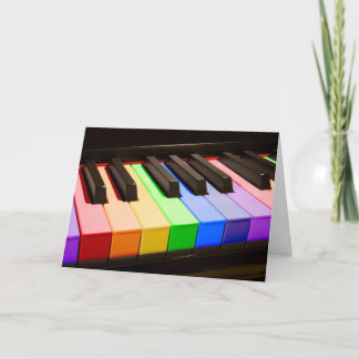 虹のピアノ カード