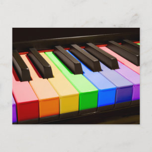 虹のピアノ ポストカード