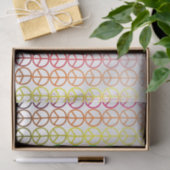 虹のピースサインのティッシュペーパー 薄葉紙 (ギフト)