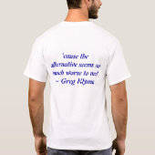 虹のピースサインは、多様性を祝います! Tシャツ (裏面)