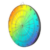 虹のフェード ダーツボード (正面右)