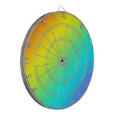 虹のフェード ダーツボード (正面左)