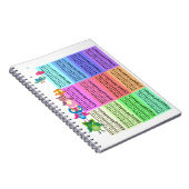 虹のフクロウの九九 ノートブック (右側)