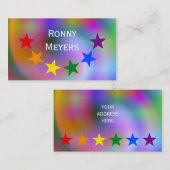 虹のフラッグスターII +あなたのアイディア 名刺 (正面/裏面)