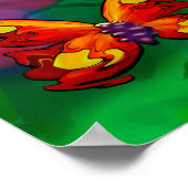 虹のブルーボンネット ポスター (角)