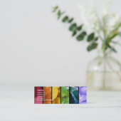 虹のプライドのプロフィールカード スキニー名刺 (スタンド正面)