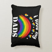 虹のプライドを愛するパパ アクセントクッション (裏面(縦))