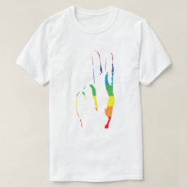 虹のプライド平和 Tシャツ