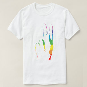 虹のプライド平和 Tシャツ