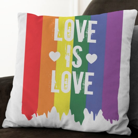 虹のプライド LGBT レインボー クッション