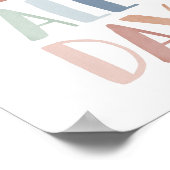 虹のプレイ オールデイ 子供部屋の装飾 ポスター (角)