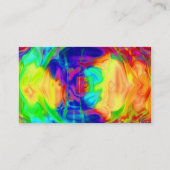 虹のプールの名刺のテンプレート 名刺 (裏面)