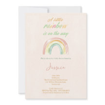 虹のベイビーシャワー